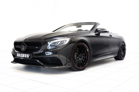 Brabus 850 6.0 Biturbo Mercedes-AMG S63-Based Convertible - conv, black, mercedes, carbon fiber