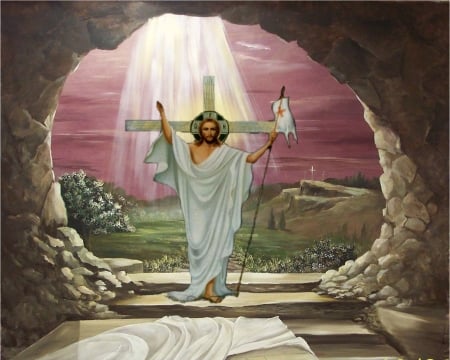 He is risen! - christ, jesus, resurrection, god, easter