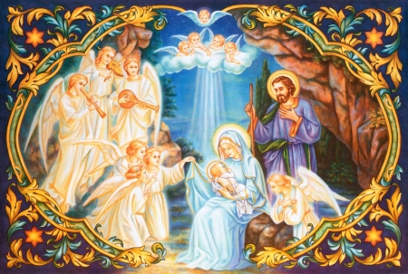 Nativity - christmas, christ, jesus, angel, joseph, virgin, family