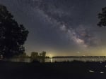 Firefly Trails and the Summer Milky Way