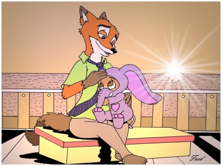 Zootopia: Nick and Finnick! - Zootopia, Cartoons, Omnitrans, Disney