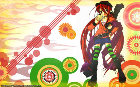 Casual Shana x] - anime, anime girl, casual, girl, shana, shakugan no shana, happy, colorful, shakugan