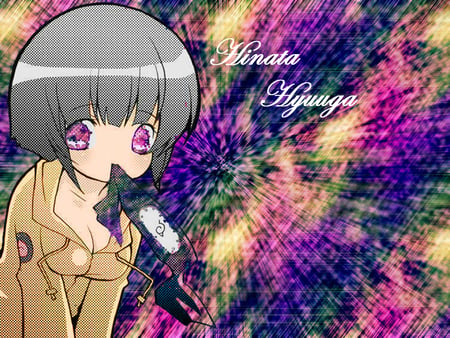 Hinata Hyuuga - colorful, ninja, hinata, naruto, girl, chibi