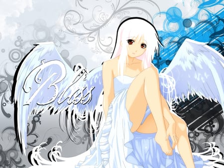 Angels Bliss - pretty, anime, angel bliss, girl, cute