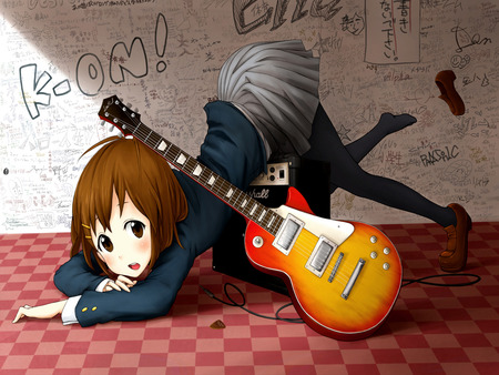 K-ON - anime, girl, k-on, guitar