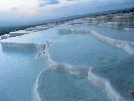 Pamukkale Cotton Castle1  turkey - sky, cotton, pamukkale, castle, traverten, turkey, heaven