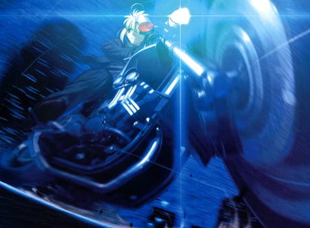 Saber can do everything - bike, saber, anime, holy grail war, fate stay night, servant, excalibur