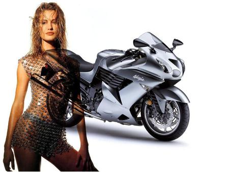 Hot, chick, bike, model - chick, hot, bike, model