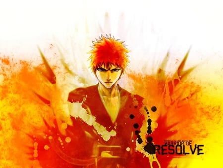 Paint Splatter ICHIGO - anime, ichigo, bleach, other