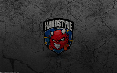 Hardstyle United - techno, united, red, cracks, bass, hardstyle, devil, sparks