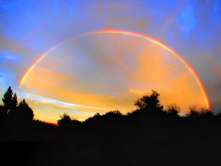 Rainbow - rainbows, nature