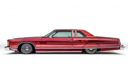 1976-Ford-Ltd - lowrider, classic, custom paint, 2 door