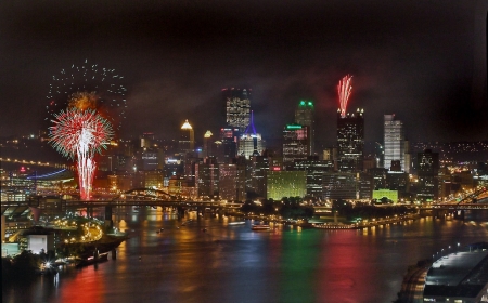 'Happy 4th 0f July'........ - holiday, fireworks, 4th 0f july, pittsburgh pa