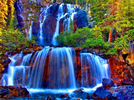 stream creek-amazing- - magical, waterfall, amazing, creek