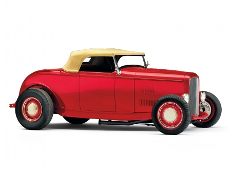 1932-Ford-Roadster - Red, Coupe, Hotrod, Classic