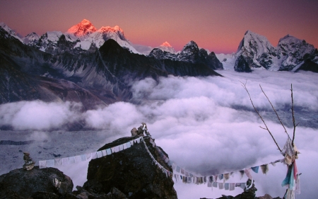 himalayas nepal - cloud, himalayas, nepal, mountain