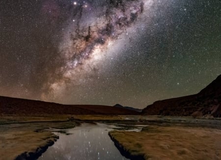 The Altiplano Night - fun, stars, cool, galaxies, space