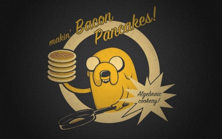 adventure time - bacon, adventure, time, pancakes