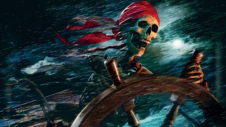 pirates of the caribbean - helm, pirate, skeleton, caribbean