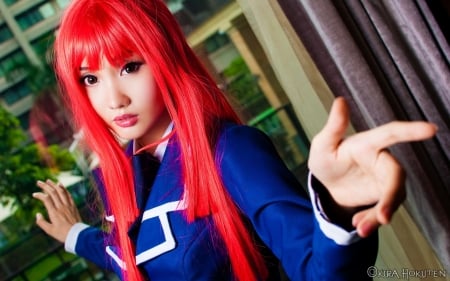 alodia cosplay - girl, cosplay, alodia, window