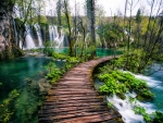 Plitvice Lake Waterfall, Croatia