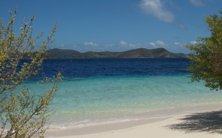 island beach - beach, sand, water, island