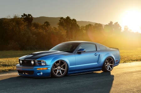 2005-Ford-Mustang - ford, gt, blue, mustang