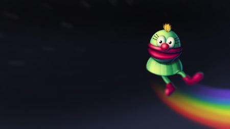 Rainbow clown