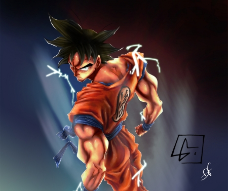 Goku - dragon ball, saiyan, goku son, kakarot, anime, manga, z