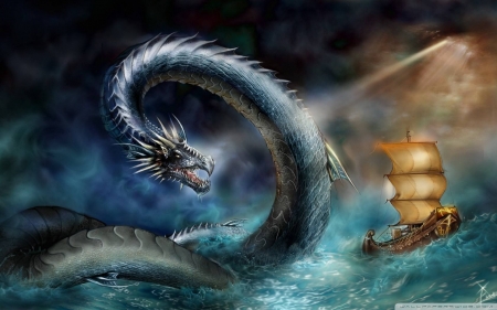 dragon01 - fantasy, cool, fun, dragon, abstract