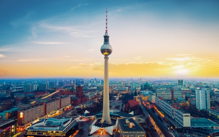 Berlin TV Tower Germany - 2016, berlin, tv, tower, germany