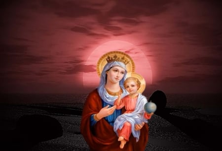 Mother of all - christ, jesus, religion, mary, virgin