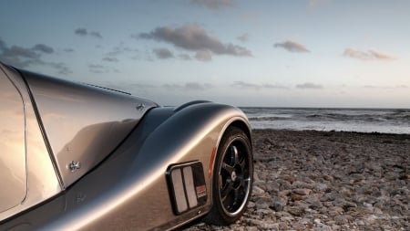 Morgan Aero 8 - ocean, beach, water, auto, aero 8, custom, car, morgan, sand