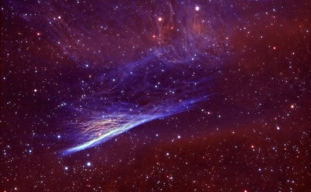 NGC 2736 The Pencil Nebula - space, fun, stars, cool, galaxy, nebula