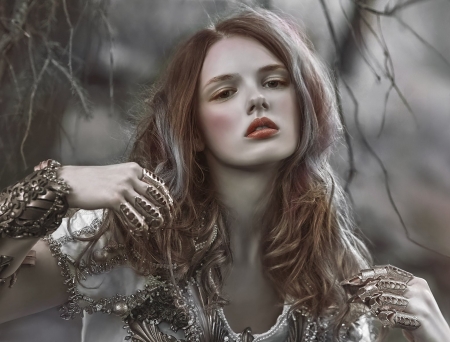 Nimph - woman, model, nimph, girl, agnieszka lorek, face