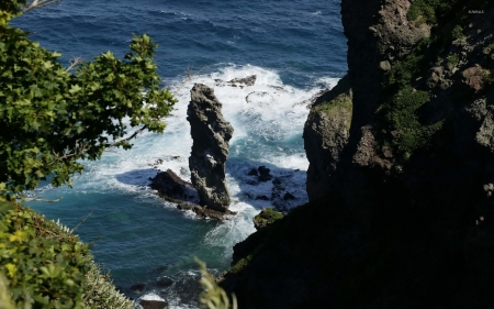 shakotan japan - shakotan, japan, rock, cliff, ocean