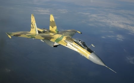 sukhoi su35 - sukhoi, plane, jet, mitliary