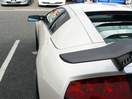 Lamborghini - street, Lamborghini, rear, car, auto