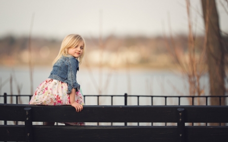 little girl - dainty, pretty, pink, pure, child, fair, princess, face, nice, bonny, kid, childhood, set, beauty, baby, Hair, Belle, comely, white, seat, cute, wallpaper, people, blonde, Water, sky, DesktopNexus, sightly, beautiful, photography, girl, lovely, sweet, little, adorable