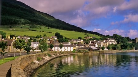 houses by a lake - fun, lake, houses, cool, architecture