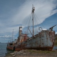 Abandoned Whaling Ship