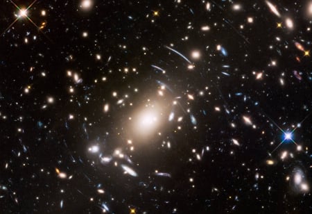 Galaxy Cluster Abell S1063 and Beyond - space, cool, fun, stars, galaxies