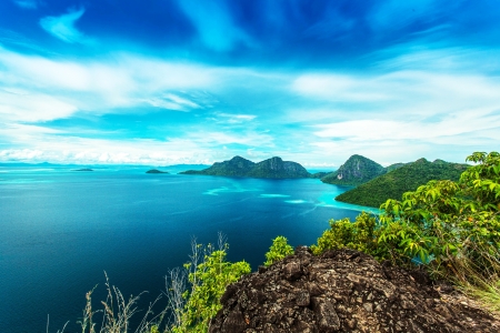 Beautiful Scenery - nature, sky, sea, blue