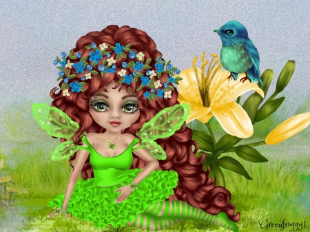 FAIRY IN GREEN