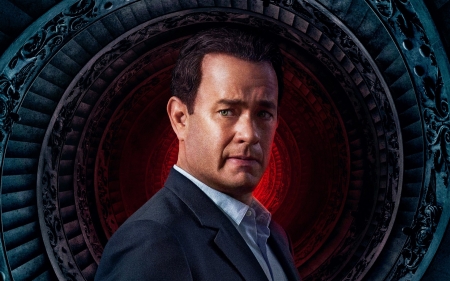 Inferno (2016) - tom hanks, movie, black, fantasy, inferno, red, man, blue, actor, action