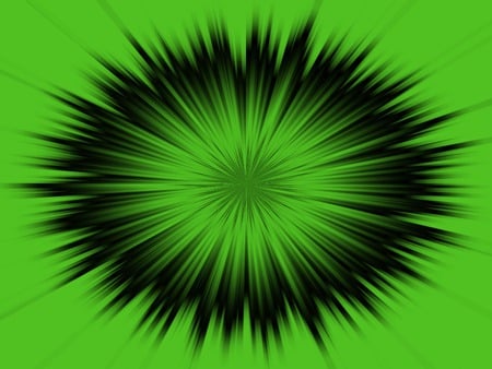 Explosion Green - abstract, picture