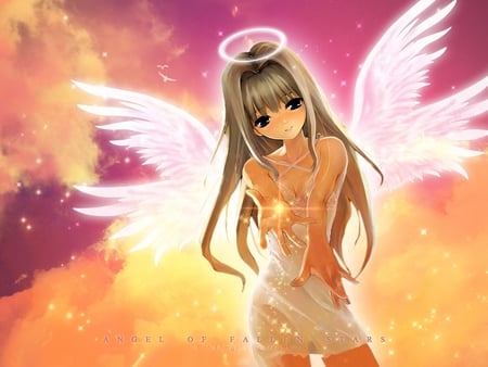 Angel  - anime, anime girl, halo, angel, anime angel