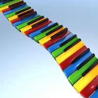 3D Piano Keyboard