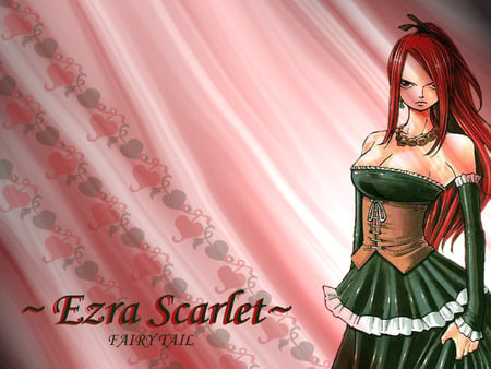 Ezra Scarlet - fairy tails, anime girl, other