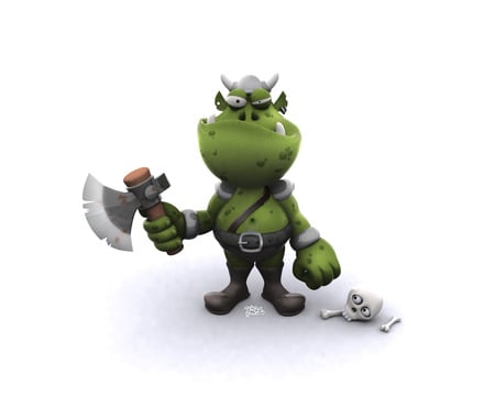 Orc - orc, 3d, funny